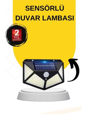 Maesko Güneş Enerjili Bahçe Lambası 100 LED Bahçe Lambası Bahçe Aydınlatma