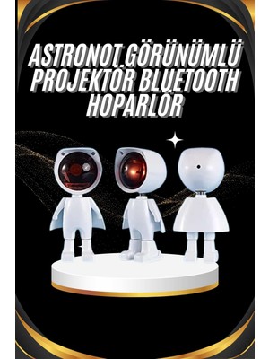 Maesko Gün Batımı Projektör Lamba Astronot Görünümlü Dekoratif Masa Lambası