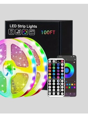 Maesko Su Geçirmez 10M Smart Şerit LED Tv Arkası ve Oda Dekorasyonu Için