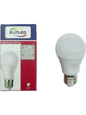 Elitled 12W Beyaz  LED Ampul (Kdo)