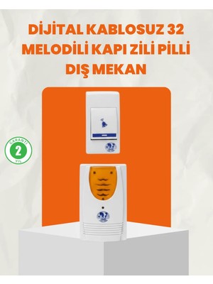 Mariposa Secret Kablosuz Kapı Zili Ev ve Ofis Için Konforlu Çözüm