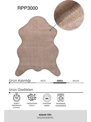 Anatolia Anatolıa Halı/doly Peluş Post Şeklinde Halı-Vizon/kahve-