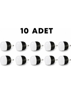 Uzman Dörtler - Ledx 150W Torch Ampul 6500K Beyaz (Alüminyum Soğutuculu) 10 Adet