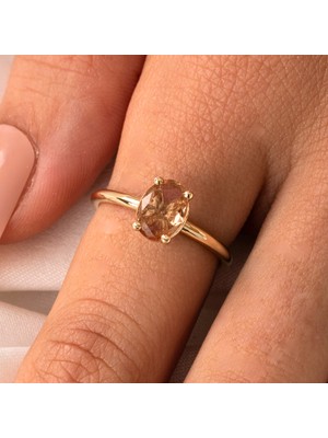 Fasek Gold 1.10 Karat Zultanit (Renk Değiştiren) Taşlı Pırlanta Montörü 925 Ayar Gümüş Evlilik Teklifi Yüzüğü