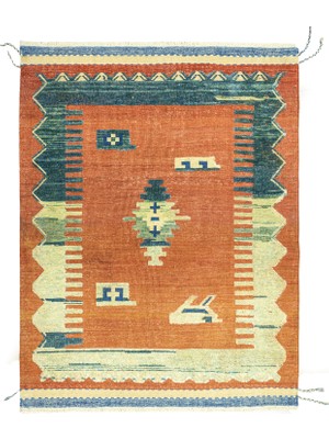 Soho Antiq Sarven Ilkel Tasarımlı Halı Kilim 106X145 cm