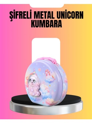 Uravas Store Şifreli Mini Çocuk Kasası Metal Gövde Güvenli Saklama