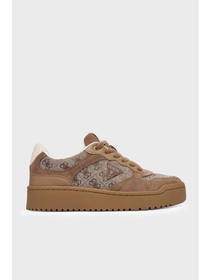 Guess Miram Süet Logolu Sneaker Ayakkabı FLTM16FAL12 Bayan Ayakkabı FLTM16 FAL12 Taupe