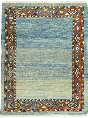 Soho Antiq Nayel Abrajlı Kök Boya Halı Kilim 104X133 cm