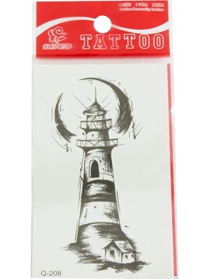 Uravas Store Deniz Feneri Tattoo Dövme Sticker