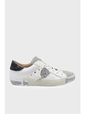 Philippe Model Sim Detaylı Deri Sneaker Ayakkabı Bayan Ayakkabı PRLDVG09