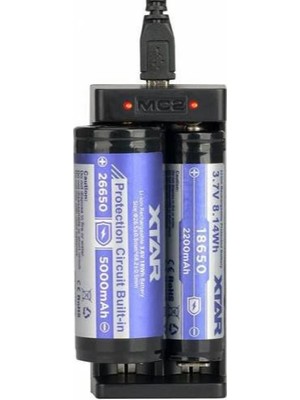 Uravas Store Xtar Mc2 Ikili Li-Ion Pil Şarj Cihazı
