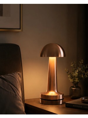 Uravas Store Mantar Masa Lambası Dokunmatik LED Gece Lambası