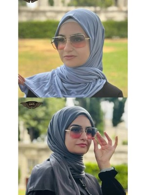 ALDAIYR 2 Adet Penye Şal Düz