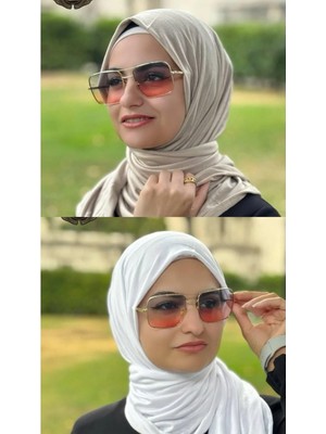 ALDAIYR 2 Adet Penye Şal Düz