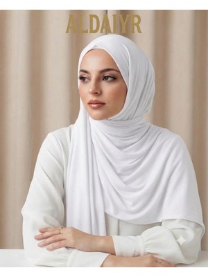 ALDAIYR Penye Şal Düz Gümüş