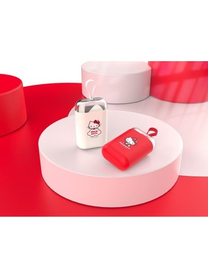 Hsc Bilişim Miniso Sanrio Lisanslı Hello Kitty Elma Koleksiyonu Taşıma Kutulu Silikon Pipet