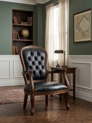 Gazzini Furniture Regnum Klasik Ahşap Berjer