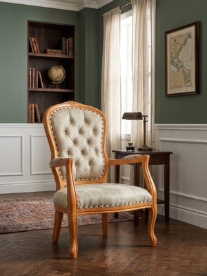 Gazzini Furniture Regnum Klasik Ahşap Berjer