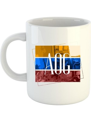 Hsc Bilişim Aog Logo Baskılı Porselen Kupa Bardak #6