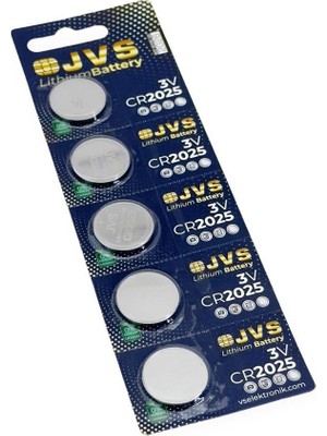 Teknik Durak Jvs CR2025 Düğme Pil 5li