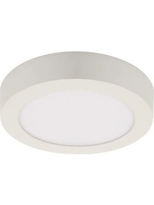 Beyaz Ledli 24 Watt Yuvarlak Sıva Üstü LED Panel Tavan Armatürü Spot LED Lamba 30X30