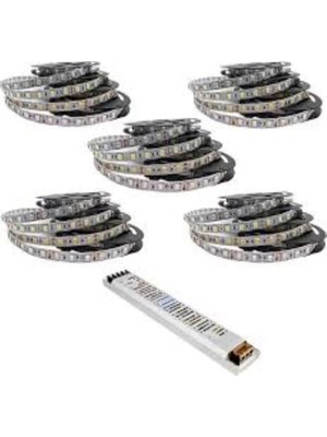 25 Metre 3 Çipli Yeni Nesil Şerit LED Gün Işığı + 30 Amper LED Trafosu