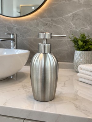 Acar Paslanmaz Metal Sıvı Sabunluk-350 Ml