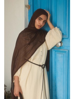 Deserto Fashion Tencel Şal Düz Renk