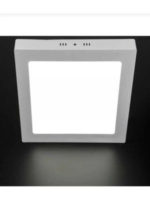 24 Watt Kare Sıva Üstü LED Panel Tavan Armatürü Beyaz Işık