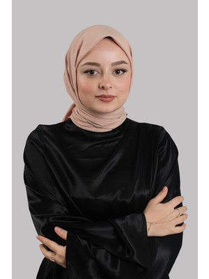 Giverny Somon Düz Klasik Eşarp Italyan Dikişli Pamuk Caz Sade 202210_39
