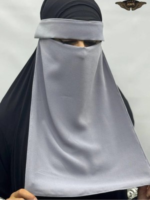 ALDAIYR Tesettür Medine Ipeği Gözlü Peçe Nikab