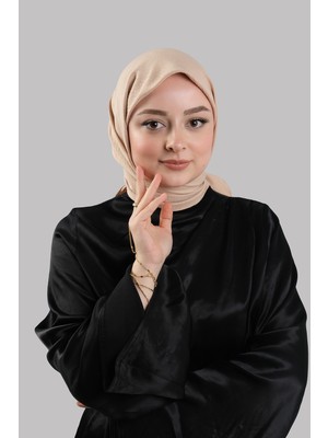 Giverny Ten Düz Klasik Eşarp Italyan Dikişli Pamuk Caz Sade 202210_45