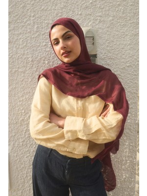 Deserto Fashion Tencel Şal Düz Renk