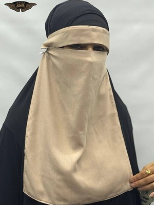ALDAIYR Tesettür Medine Ipeği Gözlü Peçe Nikab