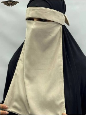 ALDAIYR Tesettür Medine Ipeği Gözlü Peçe Nikab
