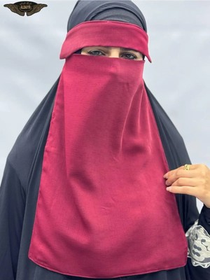 ALDAIYR Tesettür Medine Ipeği Gözlü Peçe Nikab