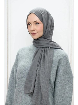 Deserto Fashion Müslin Şal Düz Renk