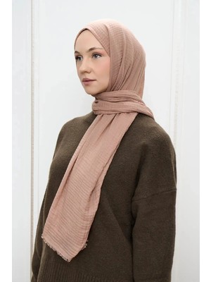 Deserto Fashion Müslin Şal Düz Renk