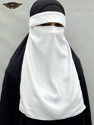 ALDAIYR Tesettür Medine Ipeği Gözlü Peçe Nikab