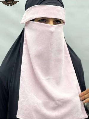 ALDAIYR Tesettür Medine Ipeği Gözlü Peçe Nikab