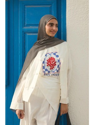 Deserto Fashion Tencel Şal Düz Renk