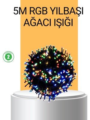 Uravas Store Dekoratif LED Çelenk Işık 8 Farklı Aydınlatma Modu