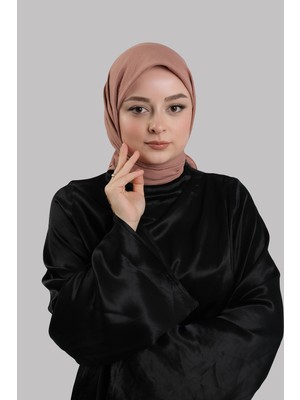 Giverny Gül Kurusu Düz Klasik Eşarp Italyan Dikişli Pamuk Caz Sade 202210_18