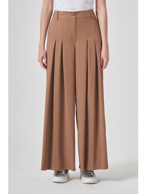 Garmi Kadın Palazo Pantolon Camel