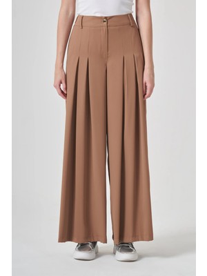 Garmi Kadın Palazo Pantolon Camel