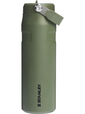 EstoreBox Iceflow Aerolight Flip Straw 2.0 Pipetli Su Şişesi, Haki (Dried Pine), 0.7 Litre