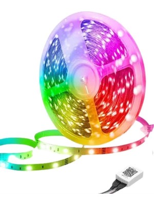 Mey Ithalat® Rgb Neon Şerit LED Lamba 10 Metre Iç Mekan Tasarımına Uygun