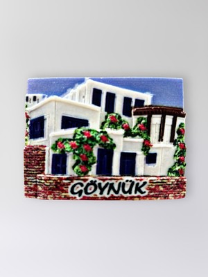 Mundy Göynük Polyester Kabartmalı Magnet 7,5 x 5,5 cm Dekoratif Hediyelik Buzdolabı Süsü (KOD:1636)