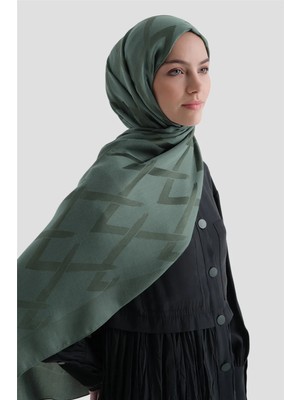 Armine Lyocell Naia Zikzak Desen Şal  1- 54