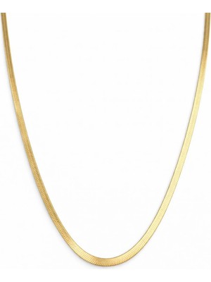 Leo'Stone Premium Seri Çelik Italyan Zincir 45 cm Kolye